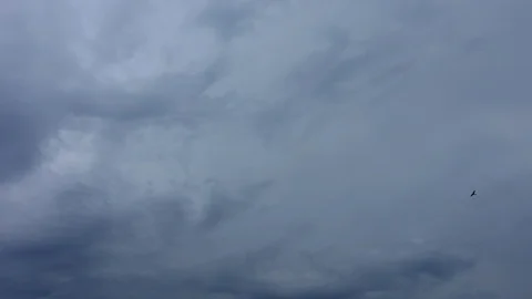 Time lapse of clouds and rain Stock Footage 90567575