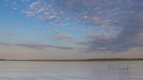 Time Lapse Clouds and River 스톡 동영상 116564691