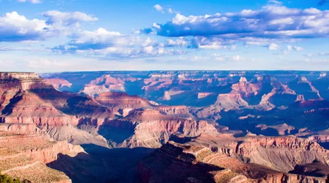 Time Lapse - Clouds and Shadows Moving over Grand Canyon, Arizona 库存影片 42165532