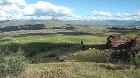 Time Lapse clouds and shadows over farmland Video stock 56933807