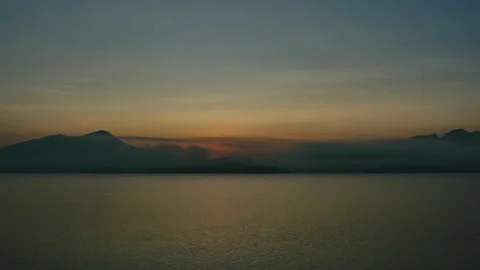 Time-lapse of Clouds and Sun Rising Sky Stock Footage 263005441