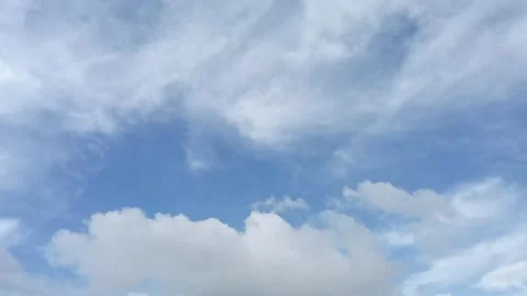 Time lapse. Clouds are floating across the sky. Stock Footage 325729262