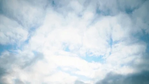 Time lapse of clouds in autumn Stock Footage 98451418