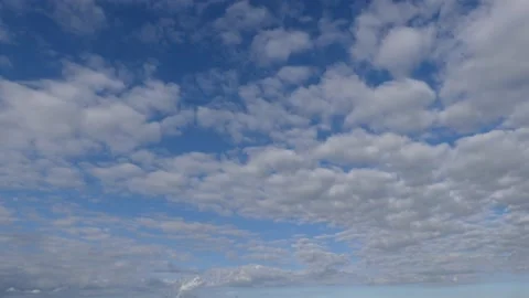 Time Lapse Clouds for Background - blue sky on a sunny day with bright clouds Stock Footage 139148192