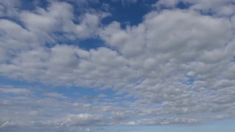 Time Lapse Clouds for Background - blue sky on a sunny day with bright clouds Stock Footage 139228511