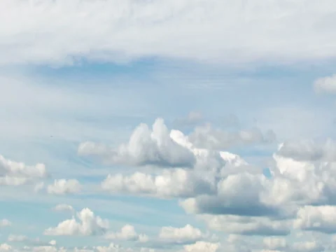 Time-lapse of clouds in a beautiful landscape Stock Footage 79791294