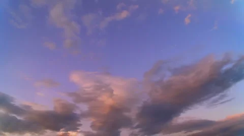 Time-lapse clouds in blue sky. Stock Footage 3163149