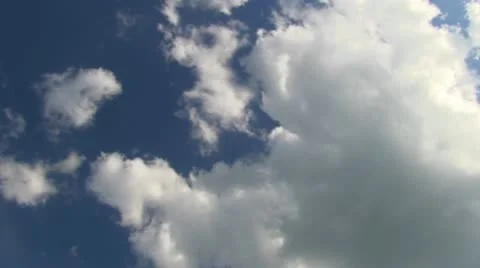 Time lapse of clouds with blue sky Stock-Footage 11151802