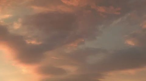 Time-lapse clouds in blue sky over roof of the brown house Stock Footage 62973799