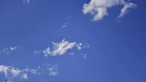 Time lapse of Clouds in the blue sky Stock-Footage 80911020