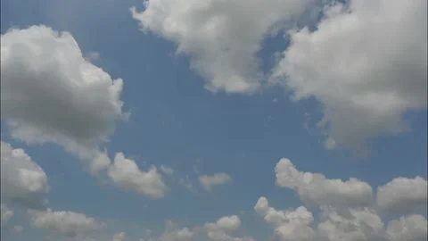 Time lapse clouds on blue sky Stock Footage 131807546