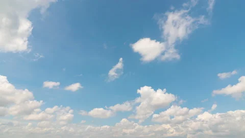 Time lapse clouds blue sky background  Stock Footage 233774716