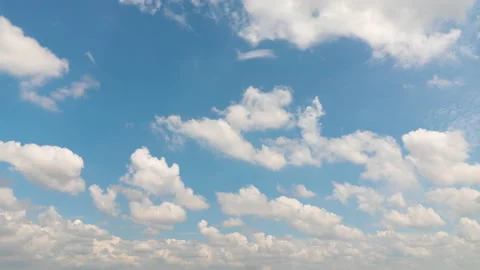 Time lapse clouds blue sky background  Stock Footage 233774888