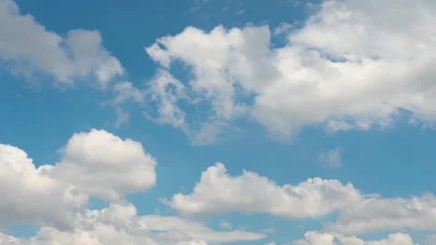 Time lapse clouds blue sky background  Stock Footage 233774999