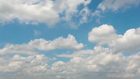 Time lapse clouds blue sky background  Stock Footage 233775033