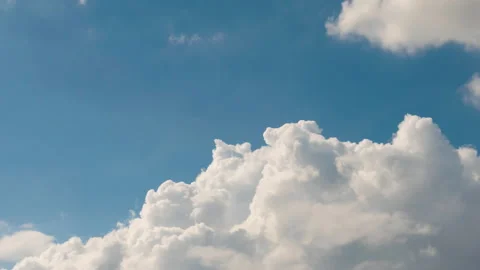 Time lapse clouds blue sky background  Stock Footage 233775124