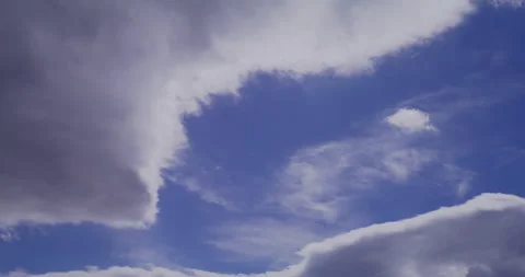 Time-lapse Clouds with Blue Sky Stock Footage 307233889
