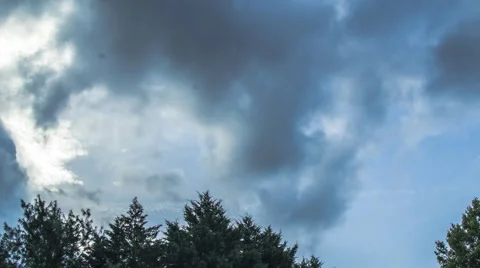 Time Lapse Clouds Collage Stock-Footage 65145953