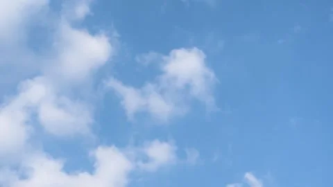 Time Lapse of Clouds Drifting Across Blue Sky Video stock 319927191