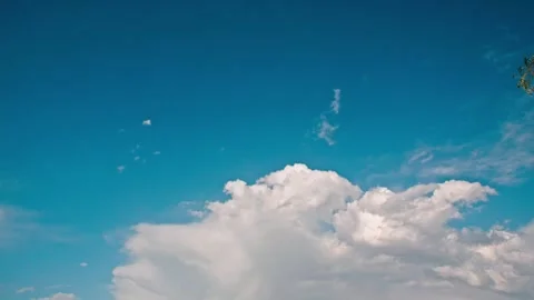 Time-lapse of the clouds drifting by 스톡 동영상 257891895
