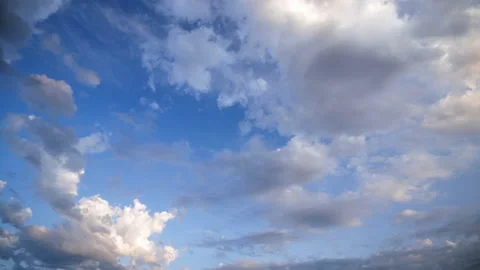 Time lapse of clouds during sunset Stock Footage 109342951
