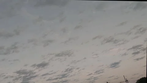 Time lapse of clouds at dusk of Latin American skies 2 Stock Footage 145870513