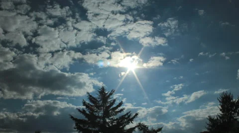 Time Lapse  of Clouds flowing 库存影片 42209350