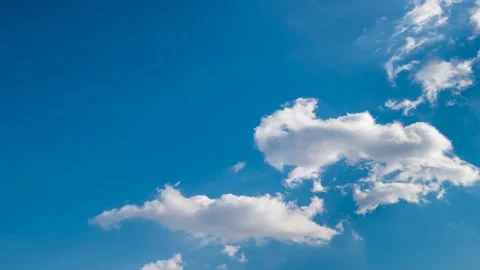 Time lapse. Clouds flowing through the sky. Stock Footage 145889446