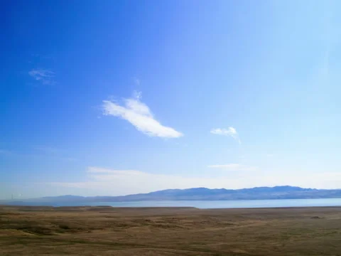 Time-lapse, clouds flying across the sky Stock Footage 81892474
