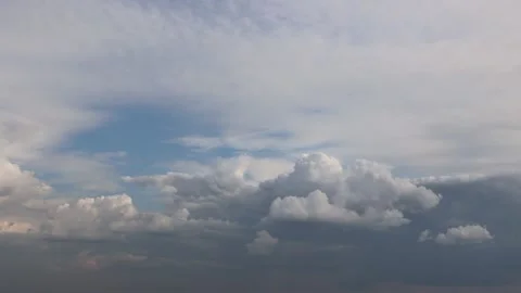 Time lapse clouds flying fast in beautiful sunlight 스톡 동영상 160861580