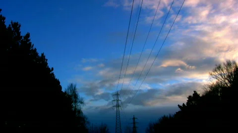 Time Lapse Clouds Video stock 285340