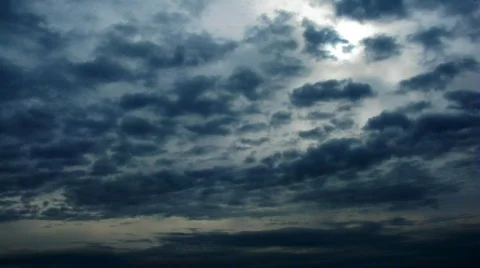 Time Lapse clouds. Stock Footage 332457