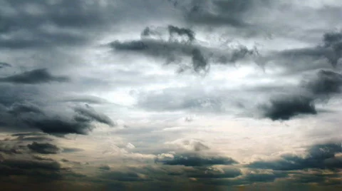 Time Lapse clouds. Stock Footage