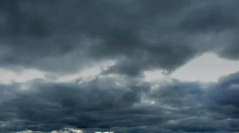 Time Lapse clouds. Stock Footage