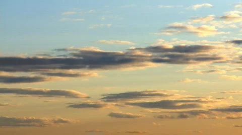 Time-lapse Clouds Stock Footage