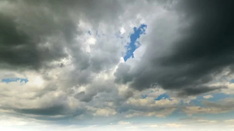 Time Lapse clouds. Stock Footage 8322467