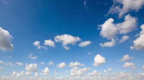 Time Lapse clouds. Stock Footage 8576477