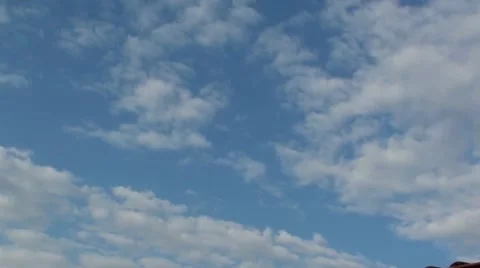 Time lapse of clouds Stock Footage 8827624