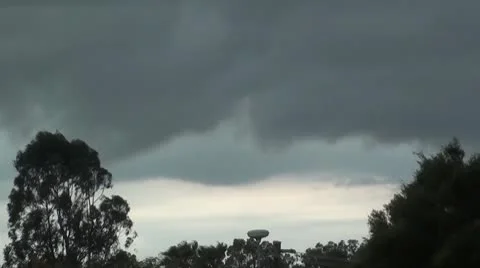 Time lapse of clouds Stock Footage 8838526