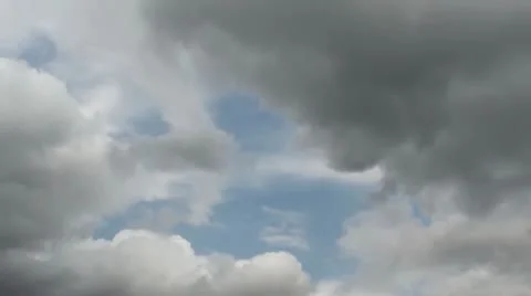 Time lapse of clouds Stock Footage 8838551