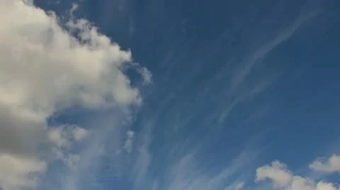 Time Lapse Clouds Stock Footage 12405320