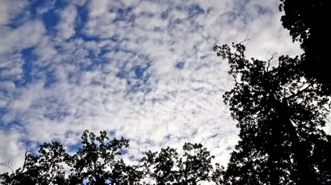 Time-lapse clouds Stock Footage 32156758