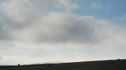 Time-lapse on clouds Stock Footage 35777843