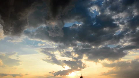 Time lapse of clouds Stock Footage 51628484