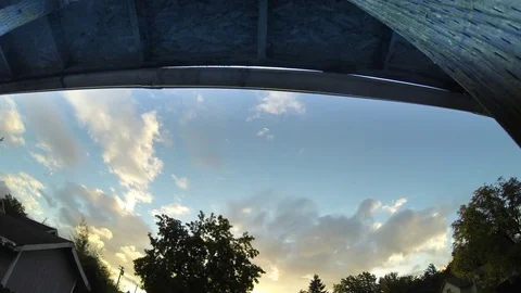 Time lapse of clouds Stock Footage 80982028