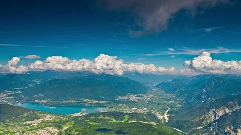 Time lapse of clouds Stock Footage 93782990