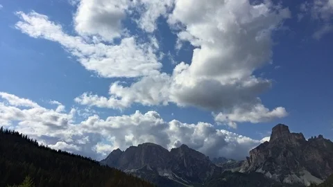 Time lapse of the clouds Stock Footage 94767905