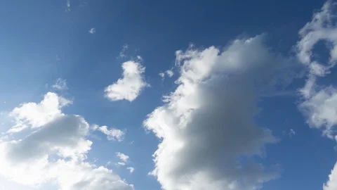 Time lapse of clouds Stock Footage 113077949