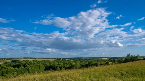 Time lapse of clouds formations, Mansfield, Nottinghamshire, England Stock Footage 198811957