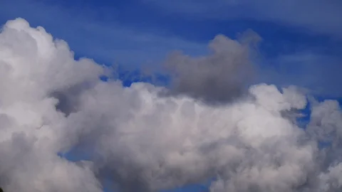 A time lapse of clouds forming Stock Footage 91217763
